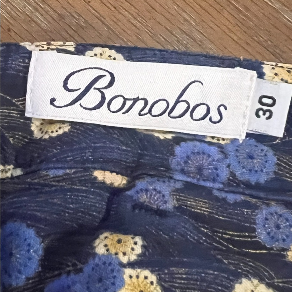 Bonobos Navy Corduroy Woman’s Pants Sz 30 - Picture 4 of 9